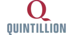Quintillion logo with red and blue design