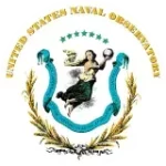 United States Naval Observatory emblem with woman and stars
