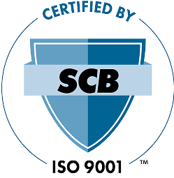 SCB ISO 9001 Certified Badge
