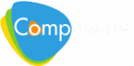 Compuware logo with blue and green design